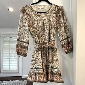 Cleobella mini dress. Size small